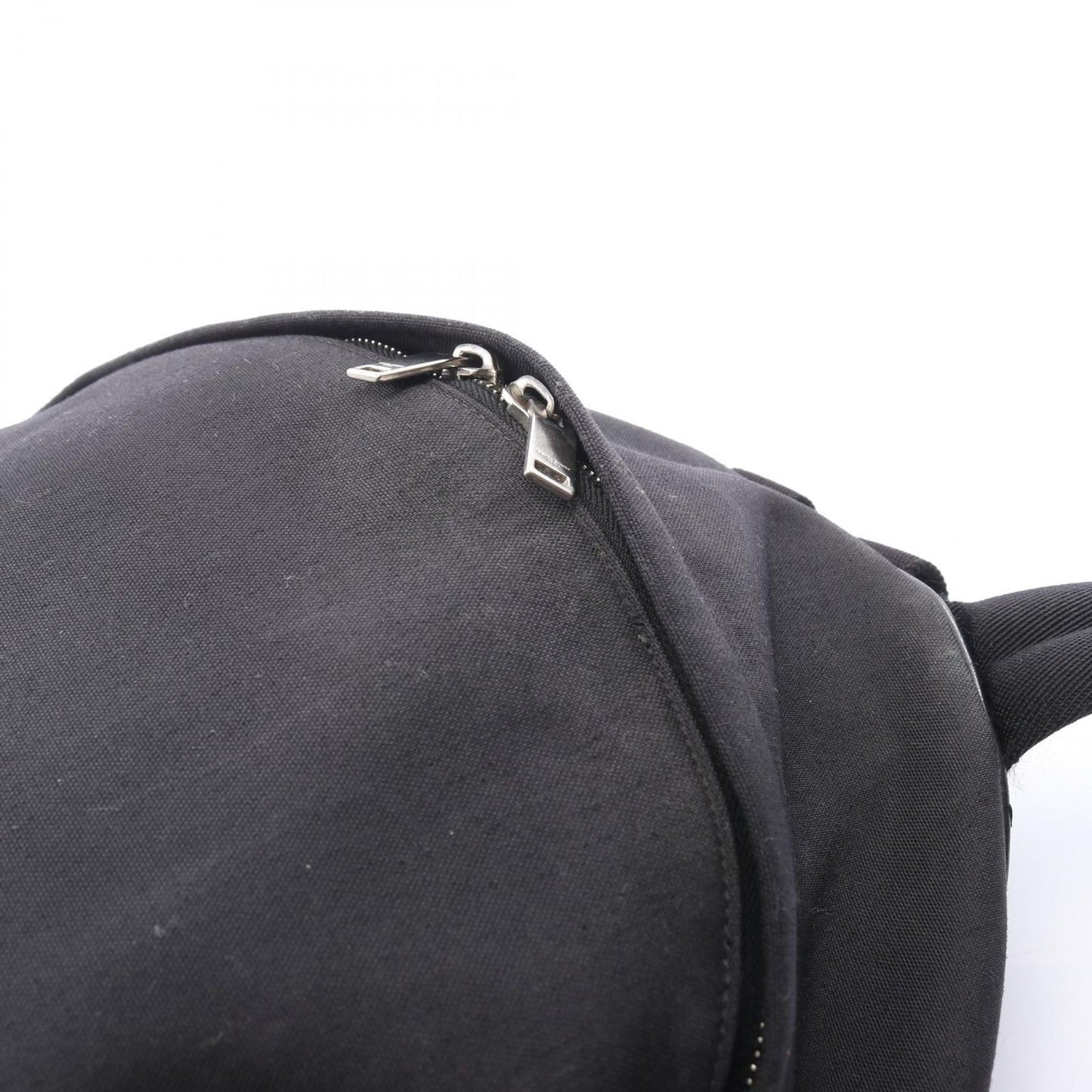 Saint Laurent Paris Backpack Black Canvas Leather — view 8