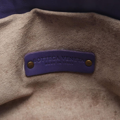 Bottega Veneta Shoulder Bag Intrecciato Purple Leather — view 4