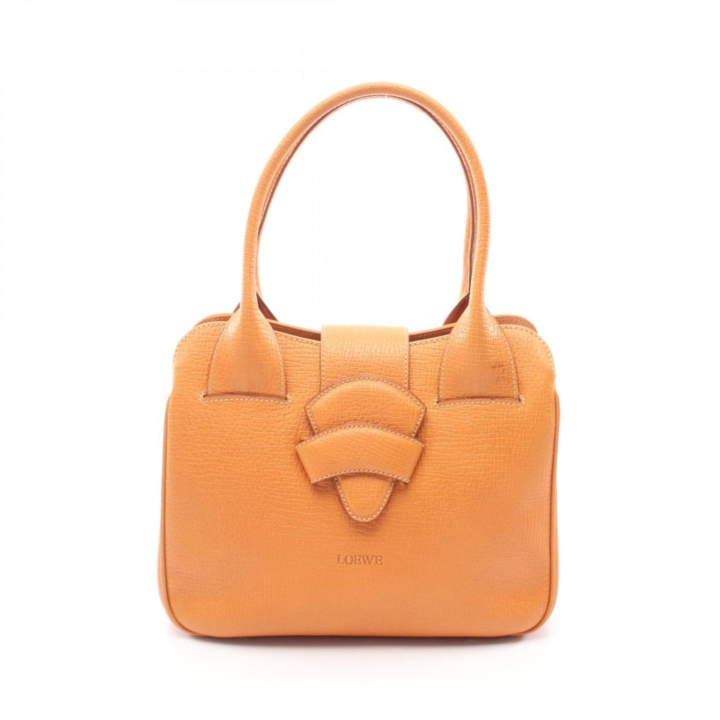 Loewe Handbag Barcelona Brown Leather