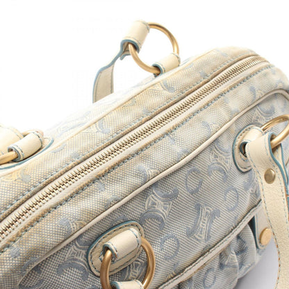 Celine Handbag C Macadam Light Blue Canvas Leather — view 5