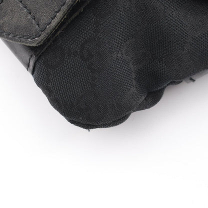 Gucci Waist Bag GG Canvas Black — view 5