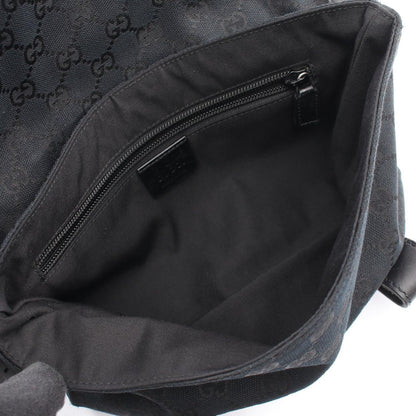 Gucci Waist Bag GG Canvas Black — view 3