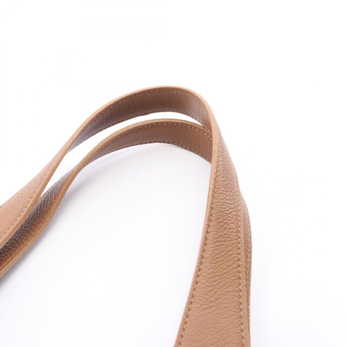 Bvlgari Handbag Logo Mania Maxillettare Beige Brown Canvas Leather — view 7