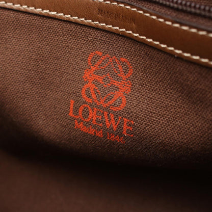 Loewe Tote Anagram Brown Dark Leather Boston — view 4