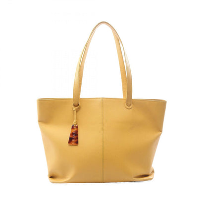 Chanel Tote with Charm Yellow Leather