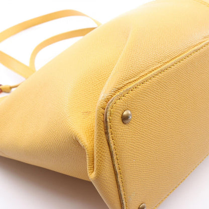Chanel Tote with Charm Yellow Leather — view 5