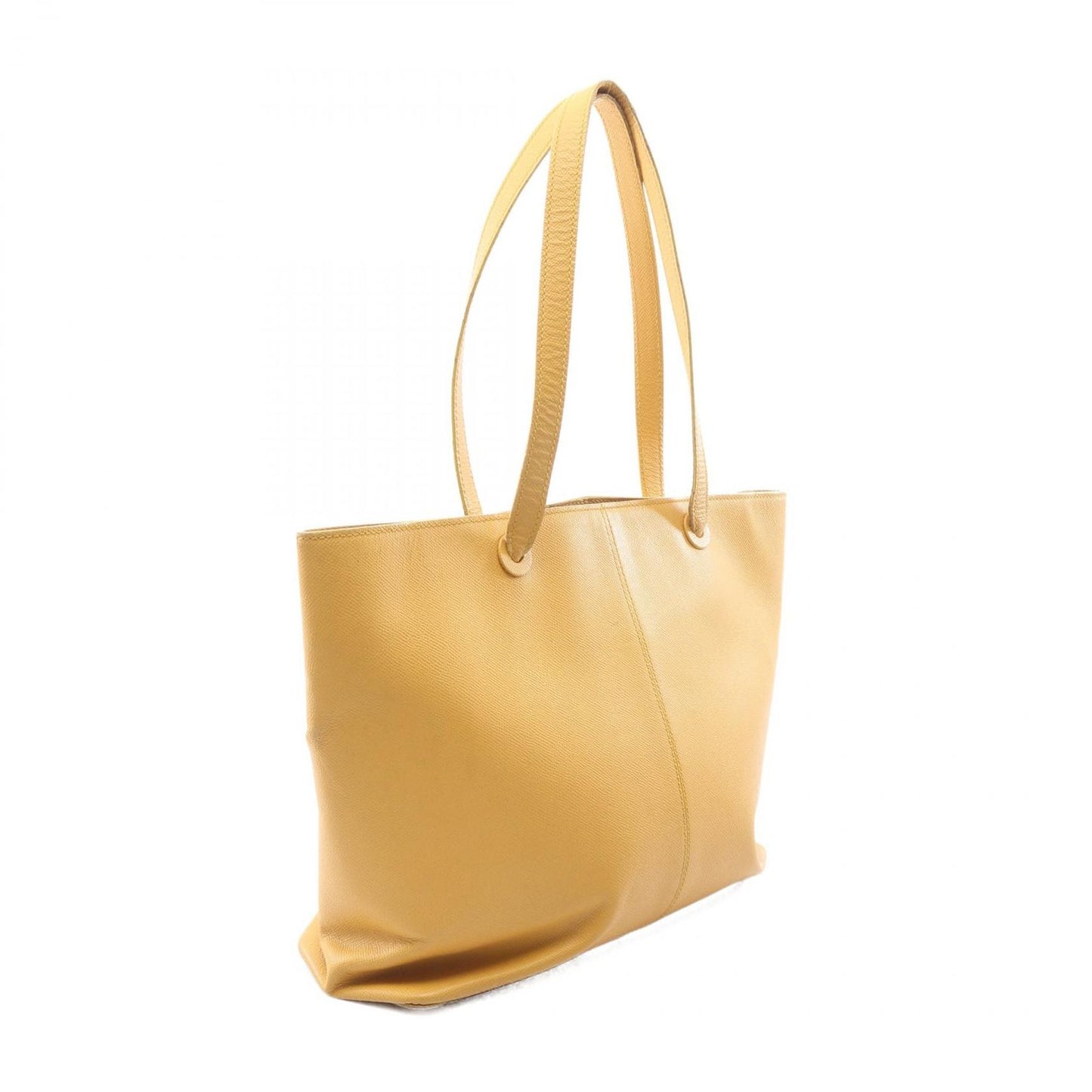 Chanel Tote with Charm Yellow Leather — view 2