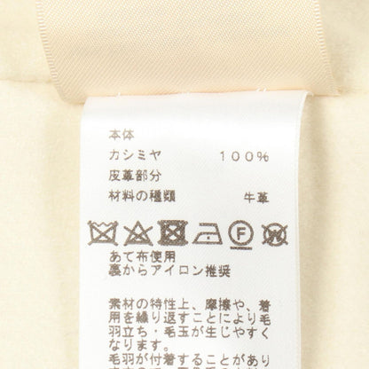 Hermes Soutien Collar Coat Series Button Cashmere — view 5
