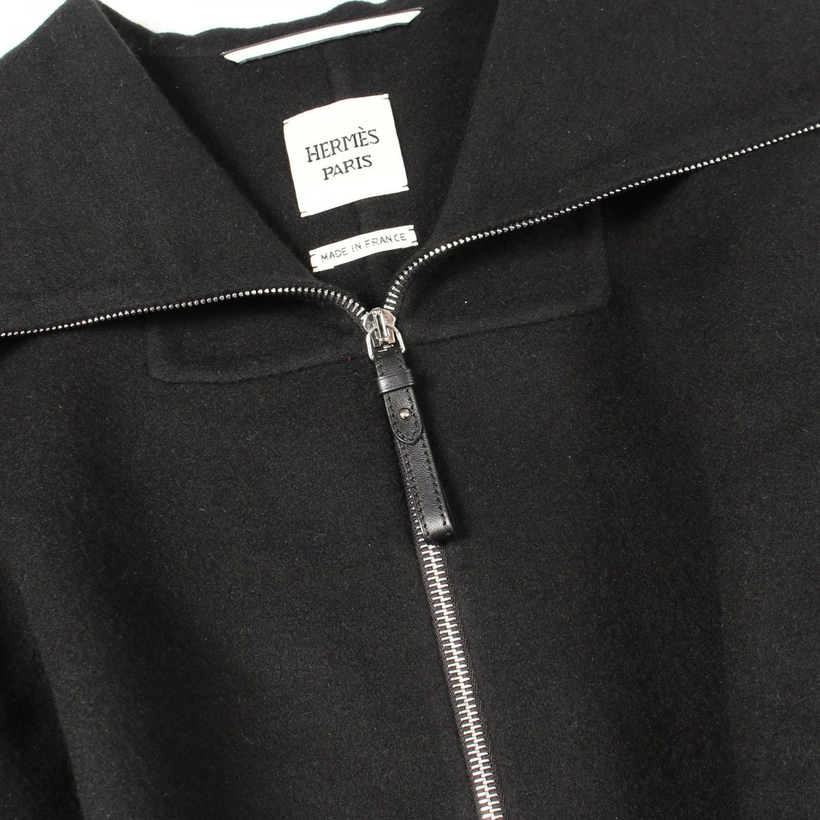 Hermes Vest Zip Up Long Cashmere Gilet — view 8