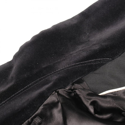 Prada Velour Contrast Zip Up Wool Jacket — view 9