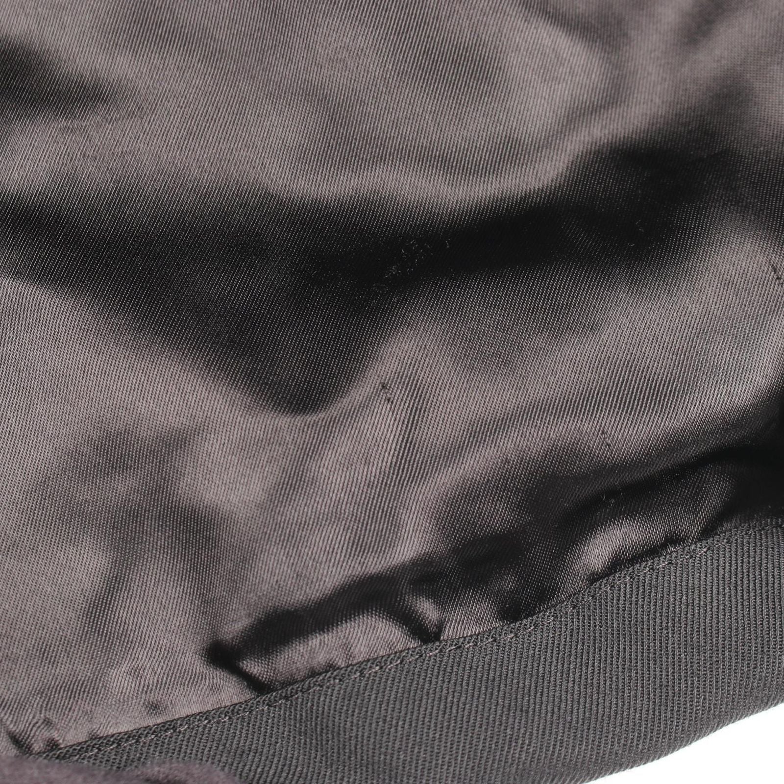 Prada Velour Contrast Zip Up Wool Jacket — view 6