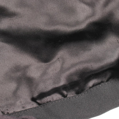 Prada Velour Contrast Zip Up Wool Jacket — view 6