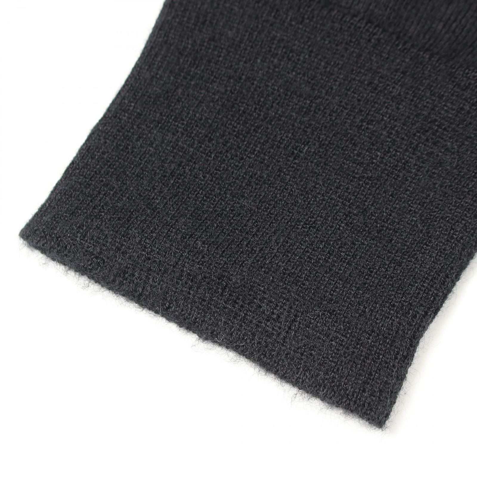 Hermes Knit Rib Black Cashmere Sweater — view 6
