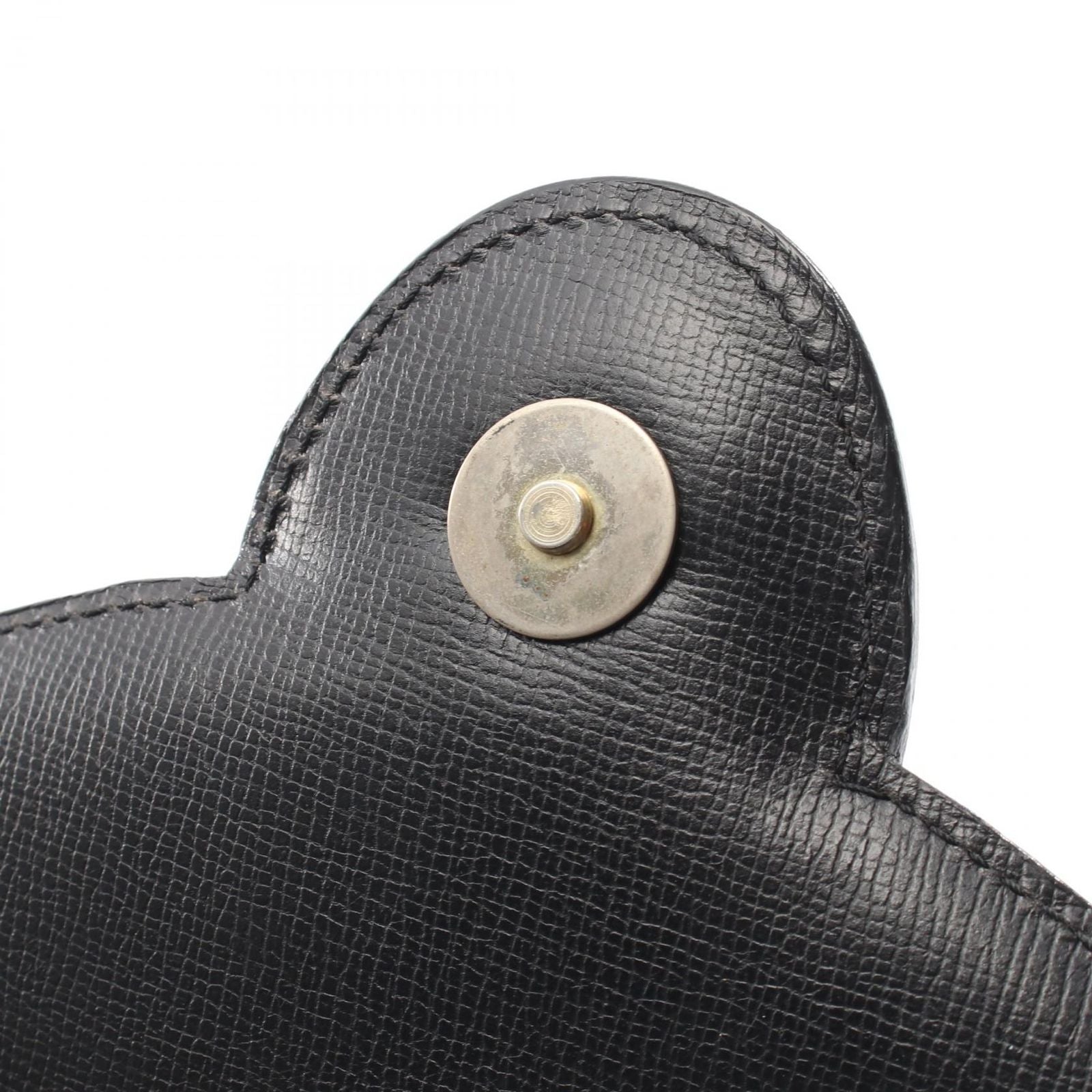 Dior Shoulder Bag CD Logo Vintage Black Leather — view 9