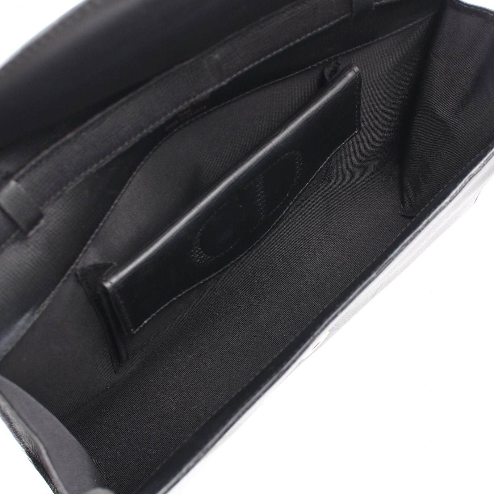 Dior Shoulder Bag CD Logo Vintage Black Leather — view 3
