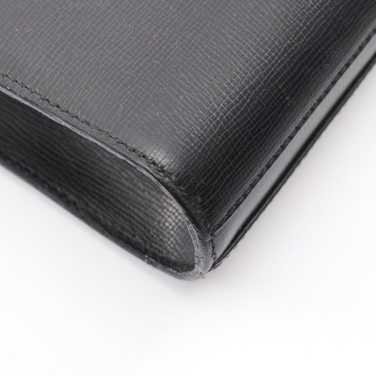 Dior Shoulder Bag CD Logo Vintage Black Leather — view 7