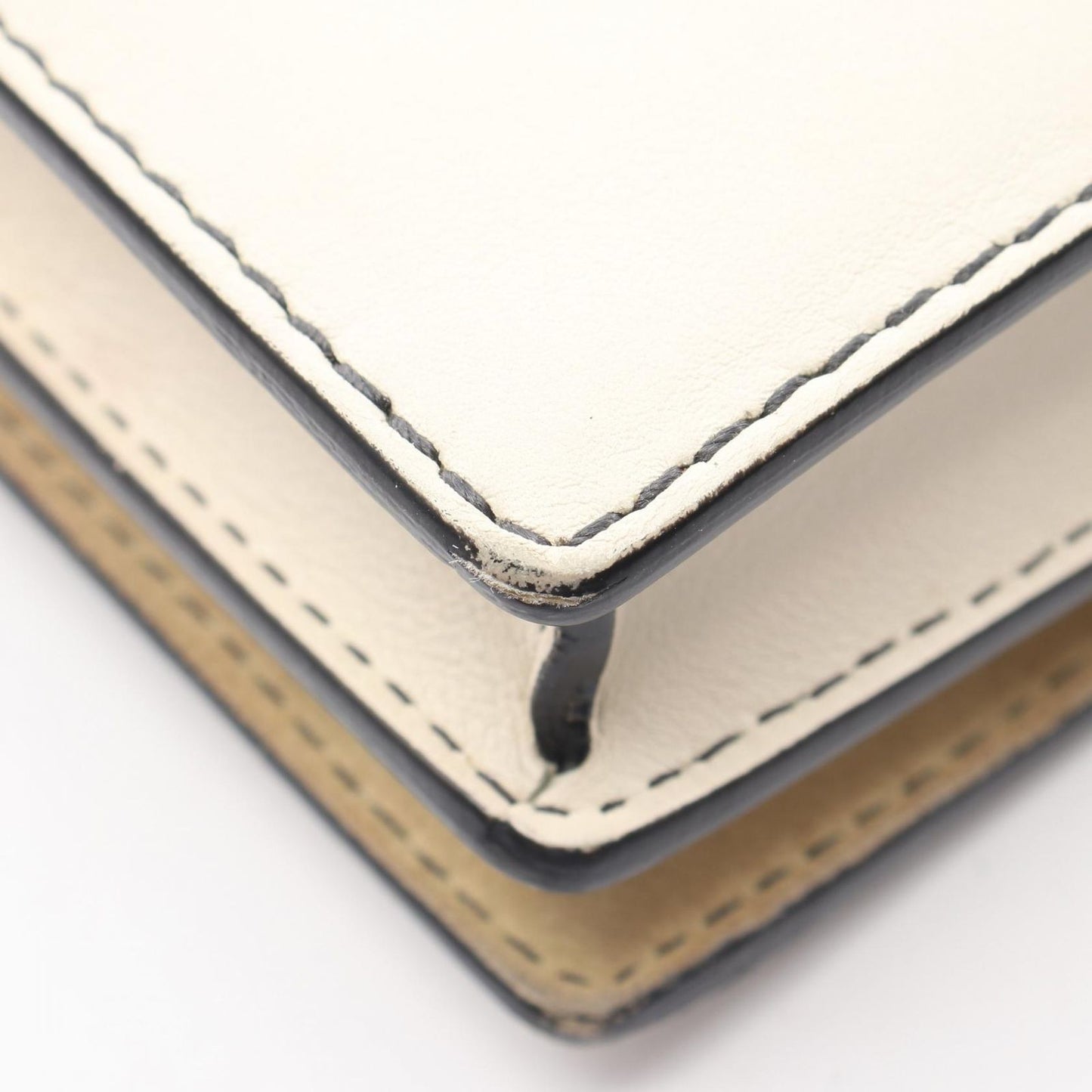 Dior Shoulder Bag J'adior White Leather J'adior Chain Wallet — view 6