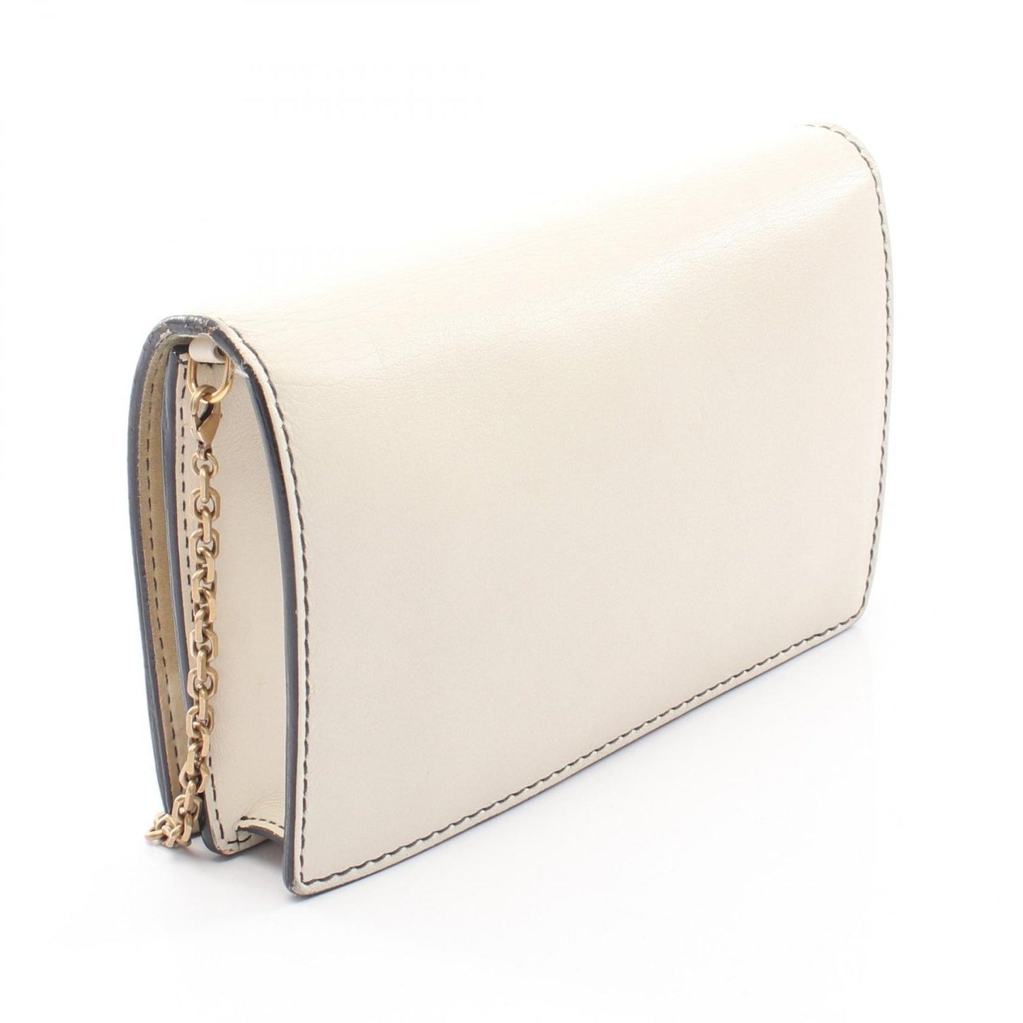 Dior Shoulder Bag J'adior White Leather J'adior Chain Wallet — view 2