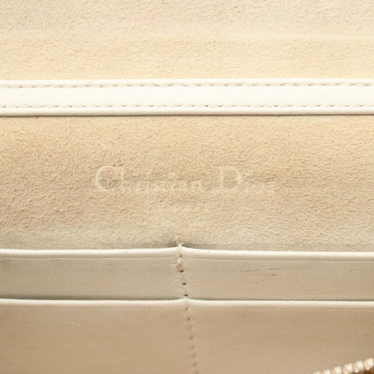 Dior Shoulder Bag J'adior White Leather J'adior Chain Wallet — view 4