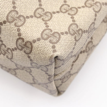 Gucci Tote Vintage Sherry Line GG Plus Beige Canvas Leather — view 5