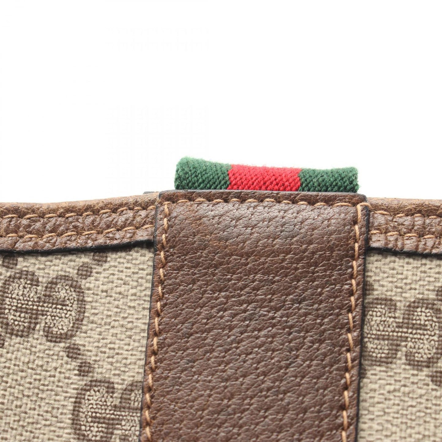 Gucci Tote Vintage Sherry Line GG Plus Beige Canvas Leather — view 7