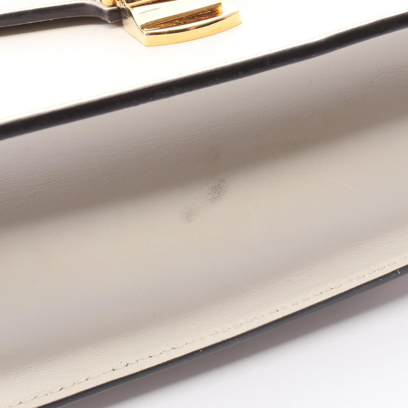 Gucci Handbag Sylvie Sherry Line 2-Way Ivory Leather — view 6