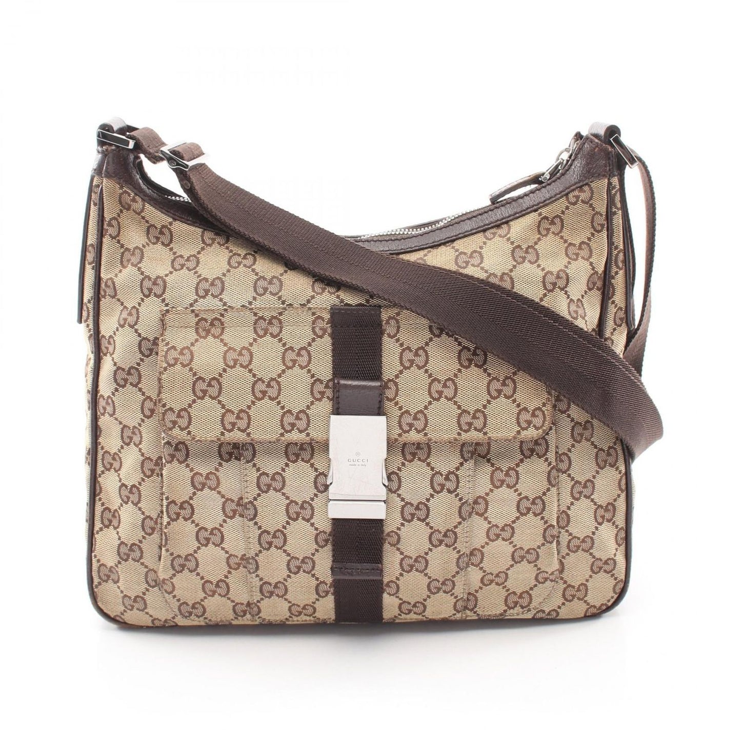 Gucci Shoulder Bag GG Canvas Beige