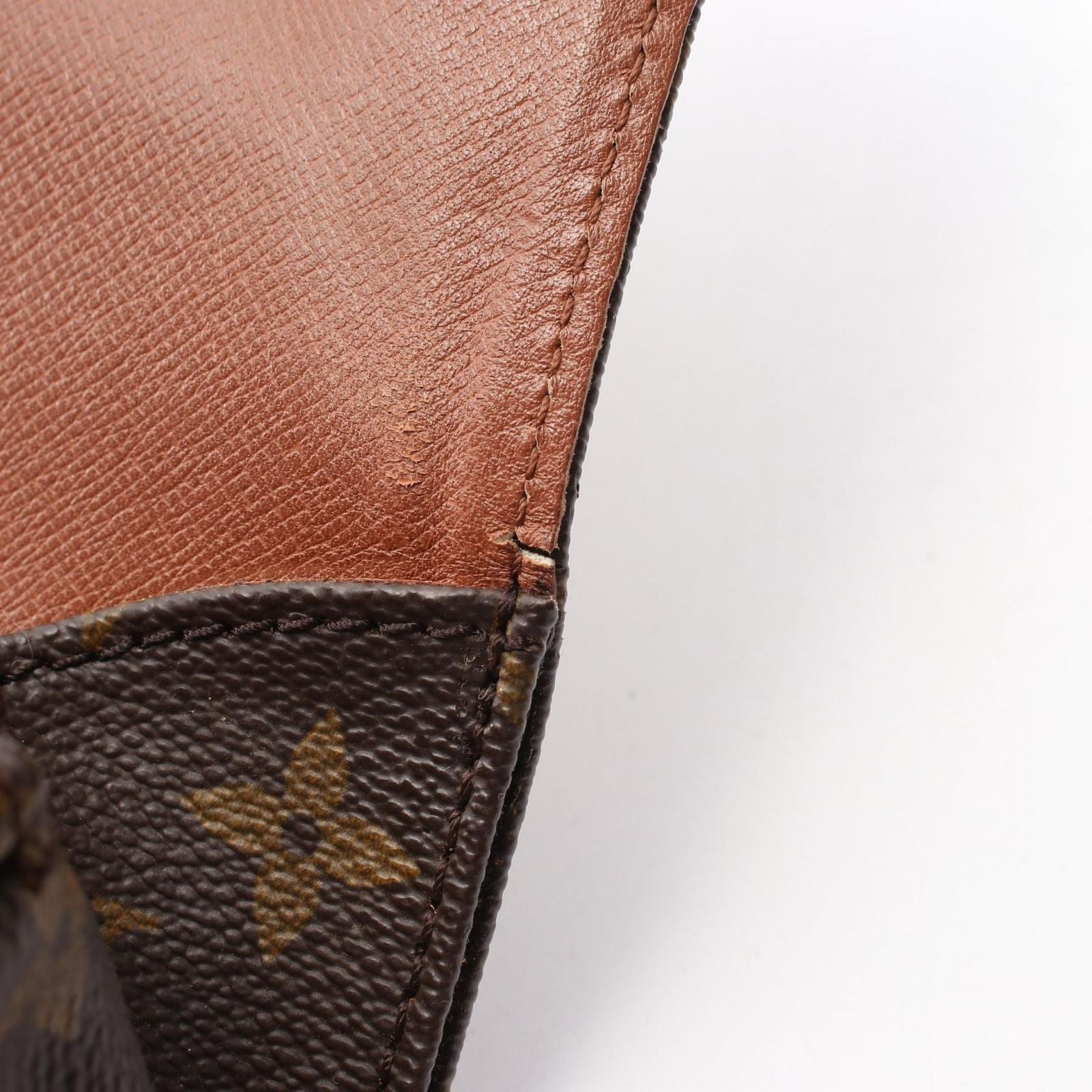 Louis Vuitton Shoulder Bag Cartouchiere GM Canvas Leather — view 6