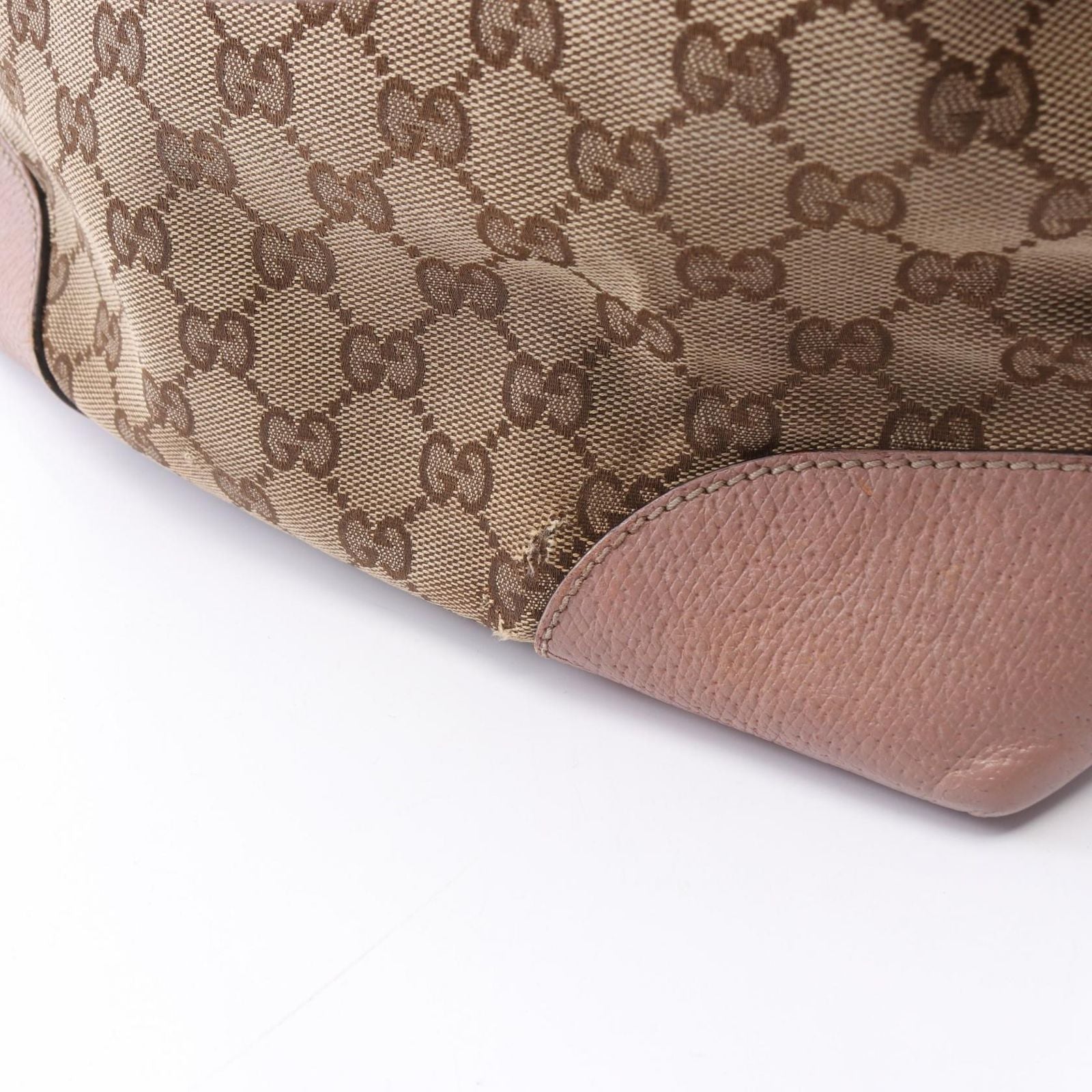 Gucci Handbag Bree GG Canvas 2-Way Beige Pink Shoulder — view 6