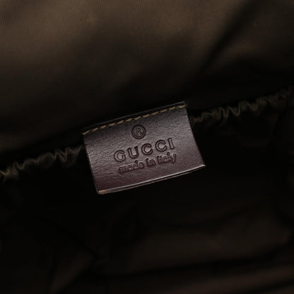 Gucci Shoulder Bag GG Supreme Beige Canvas Leather — view 4