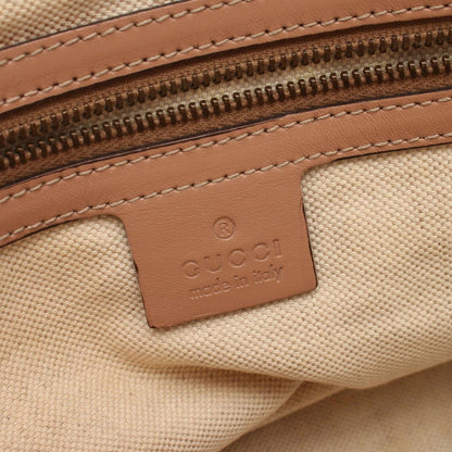 Gucci Tote Scarlet Beige Canvas Leather — view 4