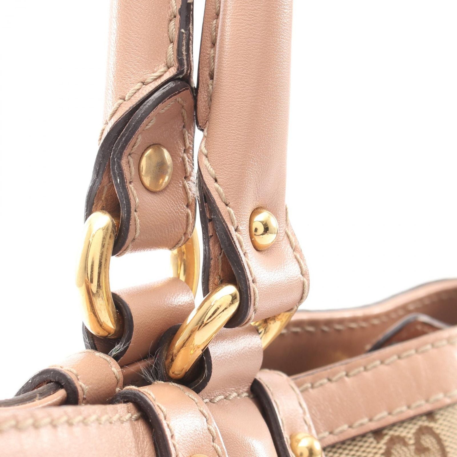 Gucci Tote Scarlet Beige Canvas Leather — view 8