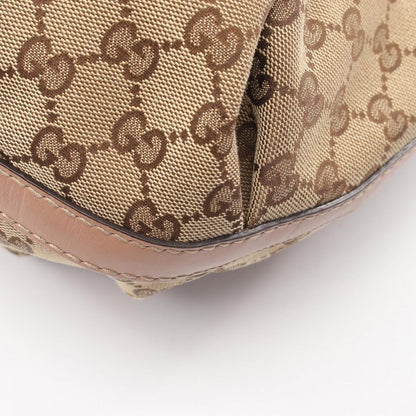 Gucci Tote Scarlet Beige Canvas Leather — view 6
