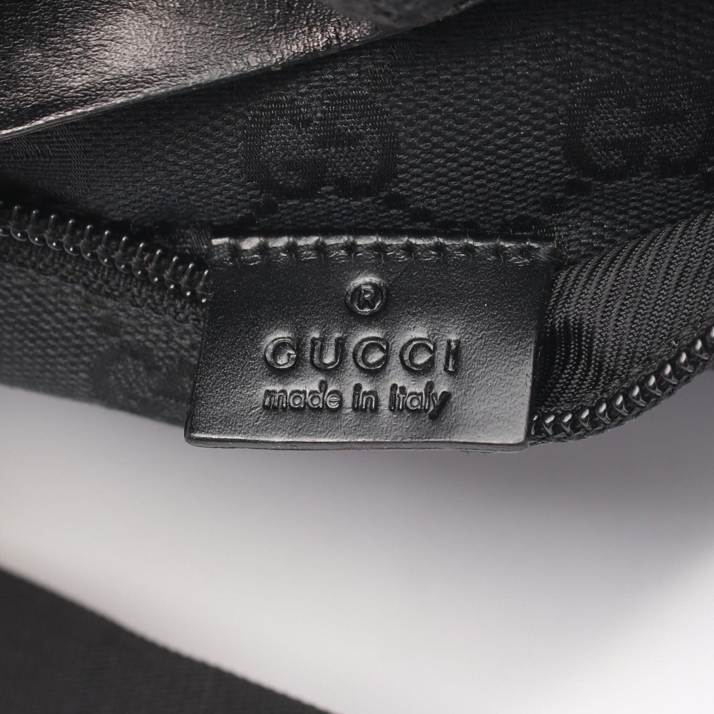 Gucci Waist Bag GG Canvas 018 Black — view 4