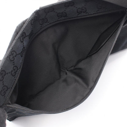 Gucci Waist Bag GG Canvas 018 Black — view 3