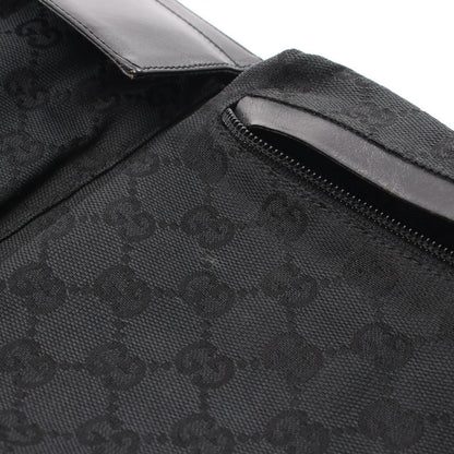 Gucci Waist Bag GG Canvas 018 Black — view 8