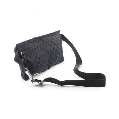 Gucci Waist Bag GG Canvas 018 Black — view 2