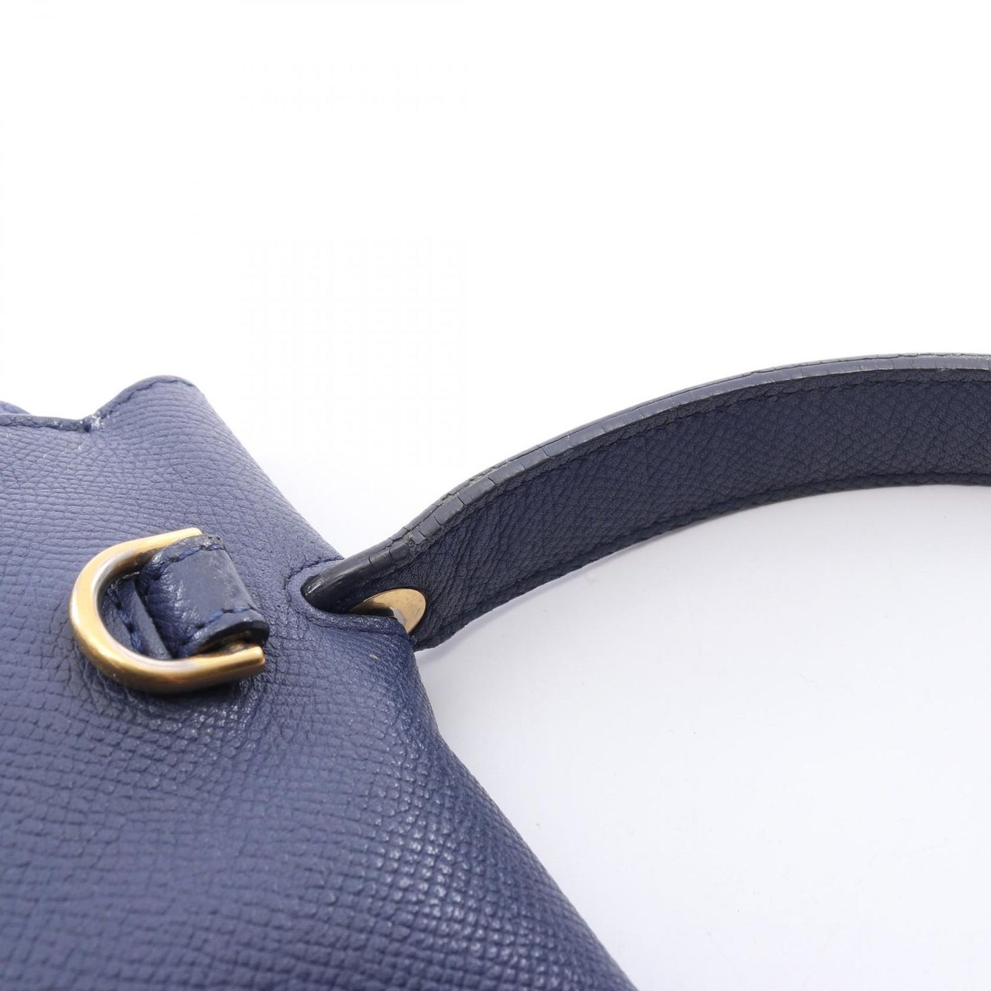 Celine Belt Bag Mini Navy Leather — view 8