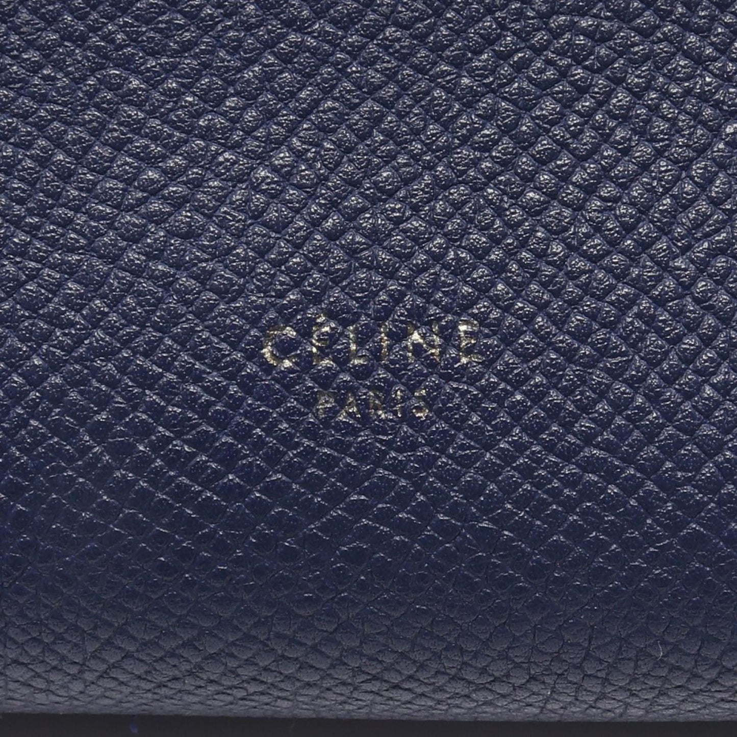 Celine Belt Bag Mini Navy Leather — view 4