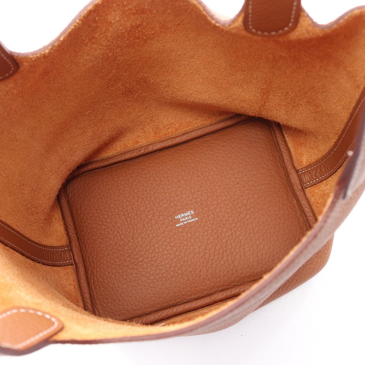 Hermes Handbag Picotin Lock PM Gold Leather — view 3
