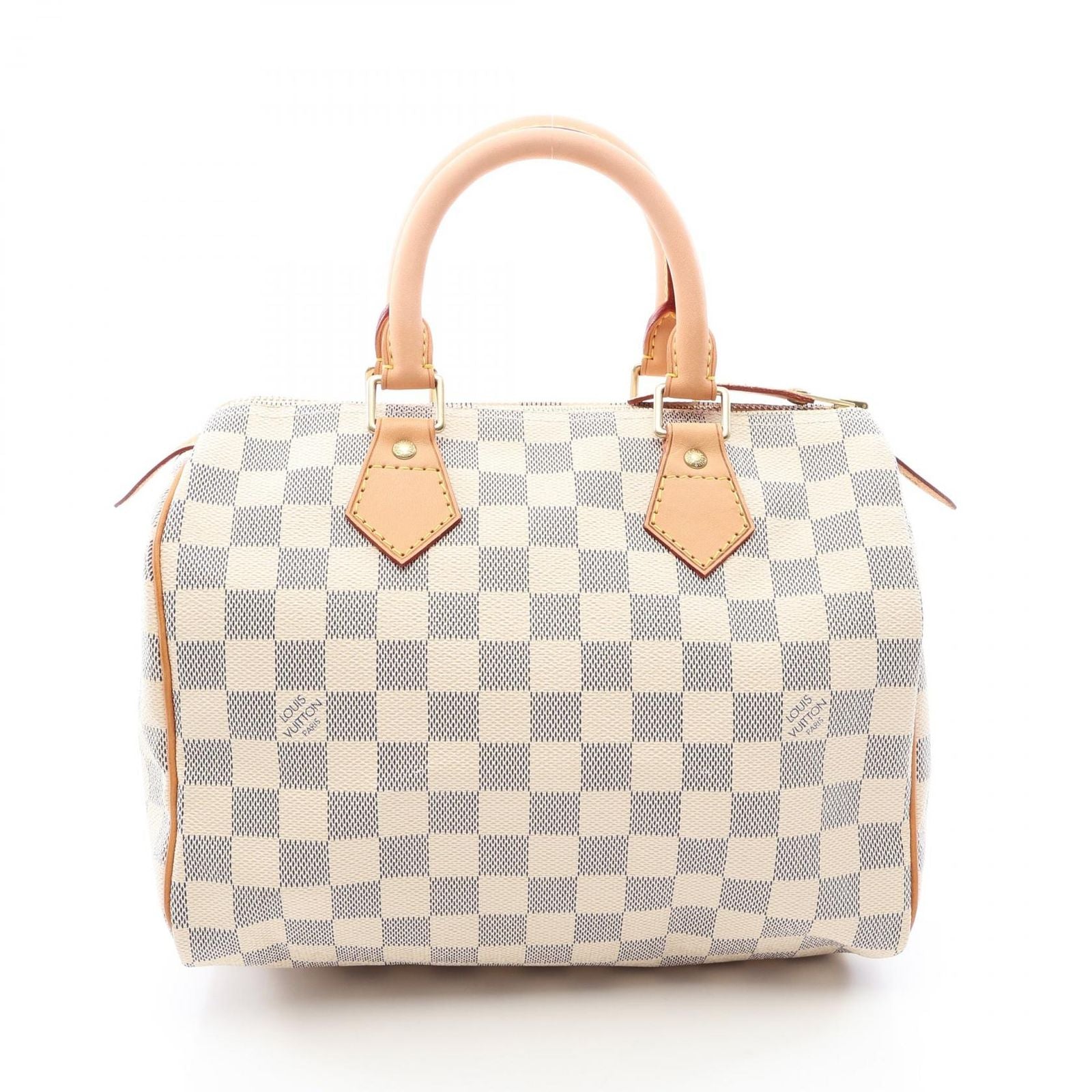 Louis Vuitton Handbag Speedy 25 Damier Azur Canvas Leather
