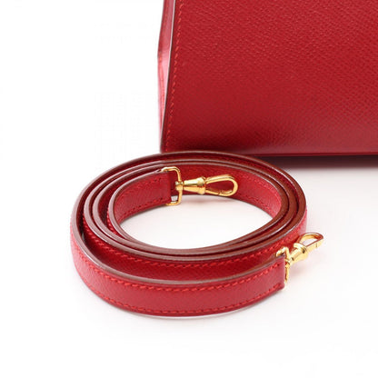 Hermes Handbag Mini Kelly Rouge Vif 2-Way — view 6
