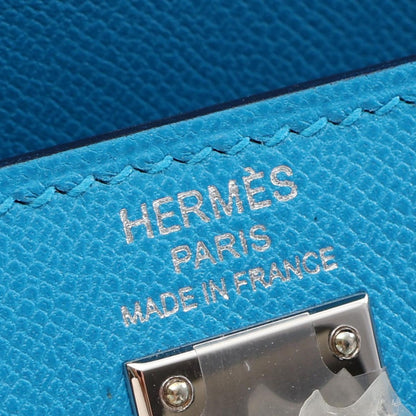 Hermes Handbag Kelly 25 Blue Frida Roy 25 Verso — view 4