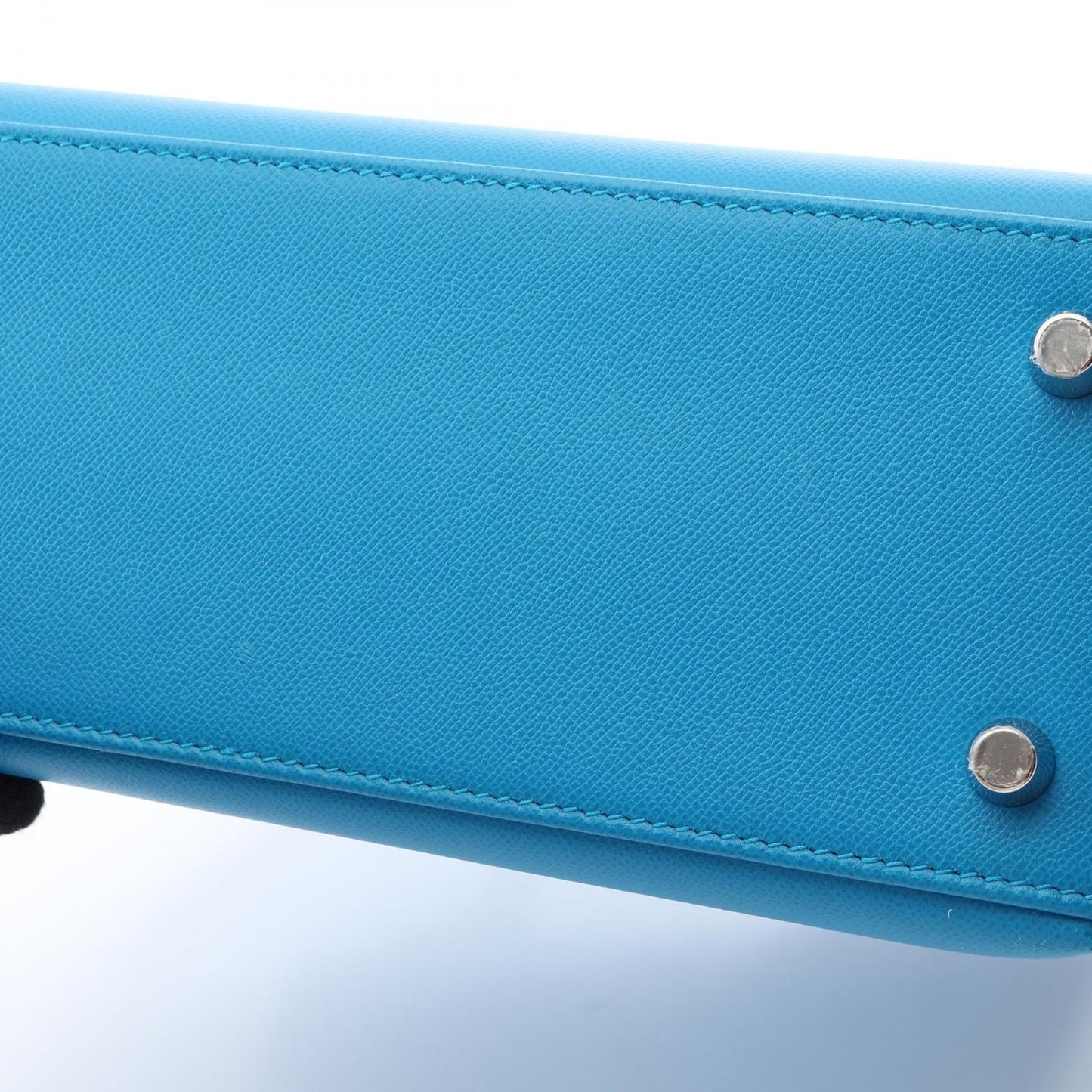 Hermes Handbag Kelly 25 Blue Frida Roy 25 Verso — view 9