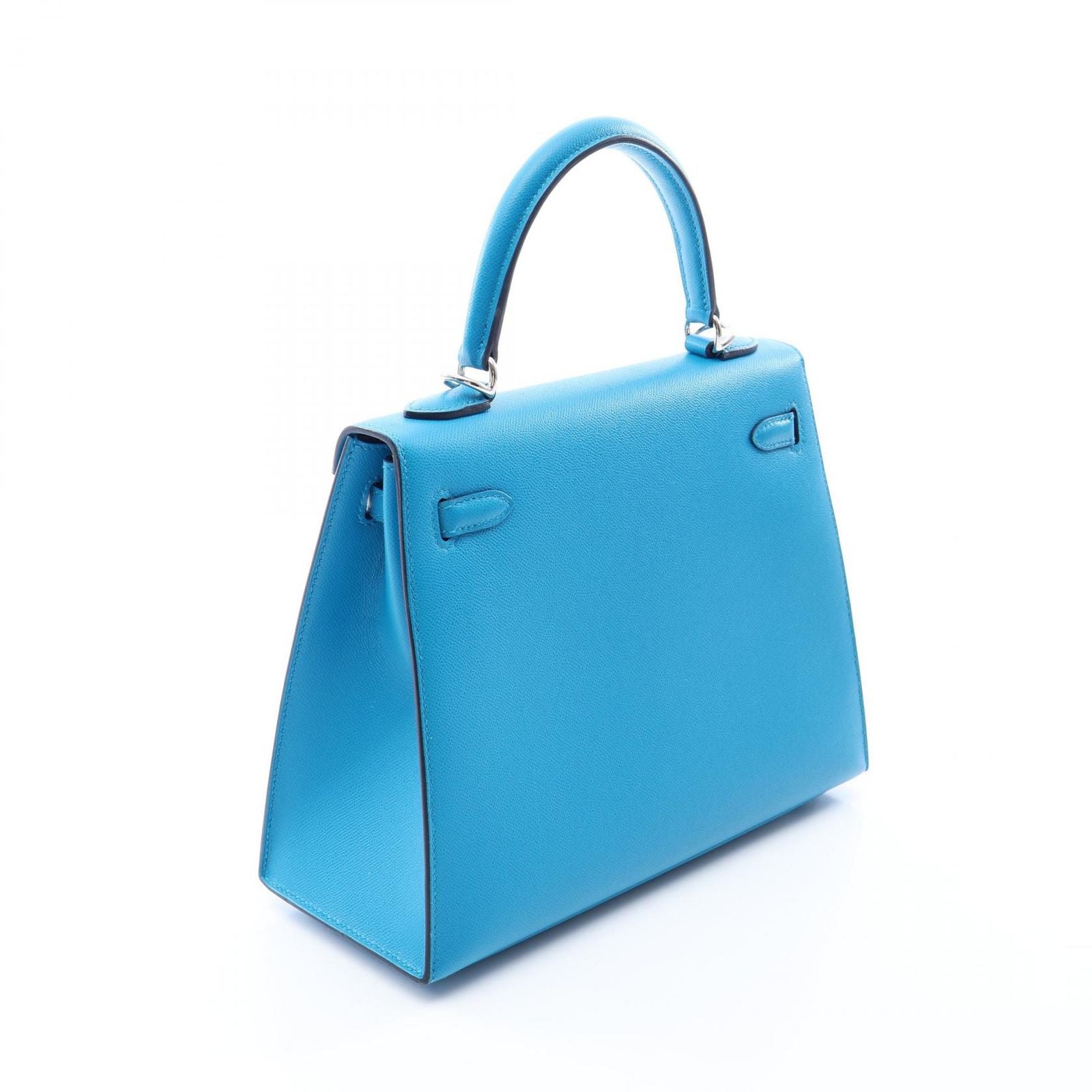 Hermes Handbag Kelly 25 Blue Frida Roy 25 Verso — view 2
