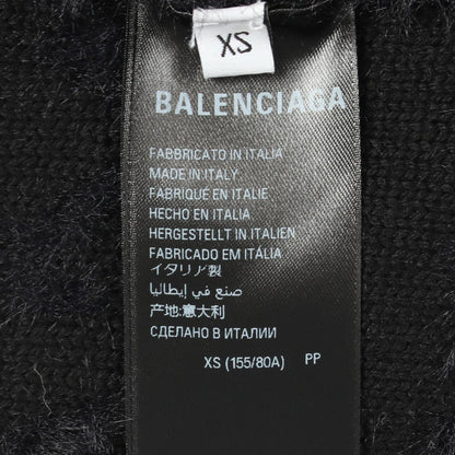 Balenciaga Cardigan Logo All Over Fur Wool — view 5