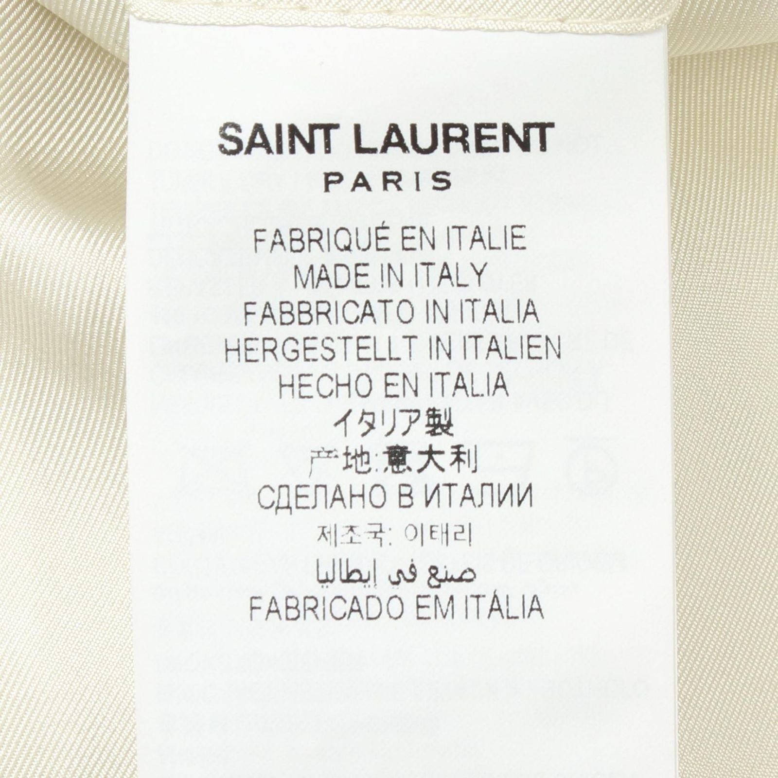 Saint Laurent Paris Tailored Jacket Wool — view 6