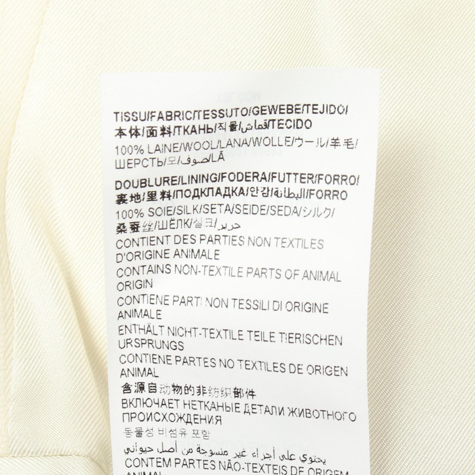 Saint Laurent Paris Tailored Jacket Wool — view 5