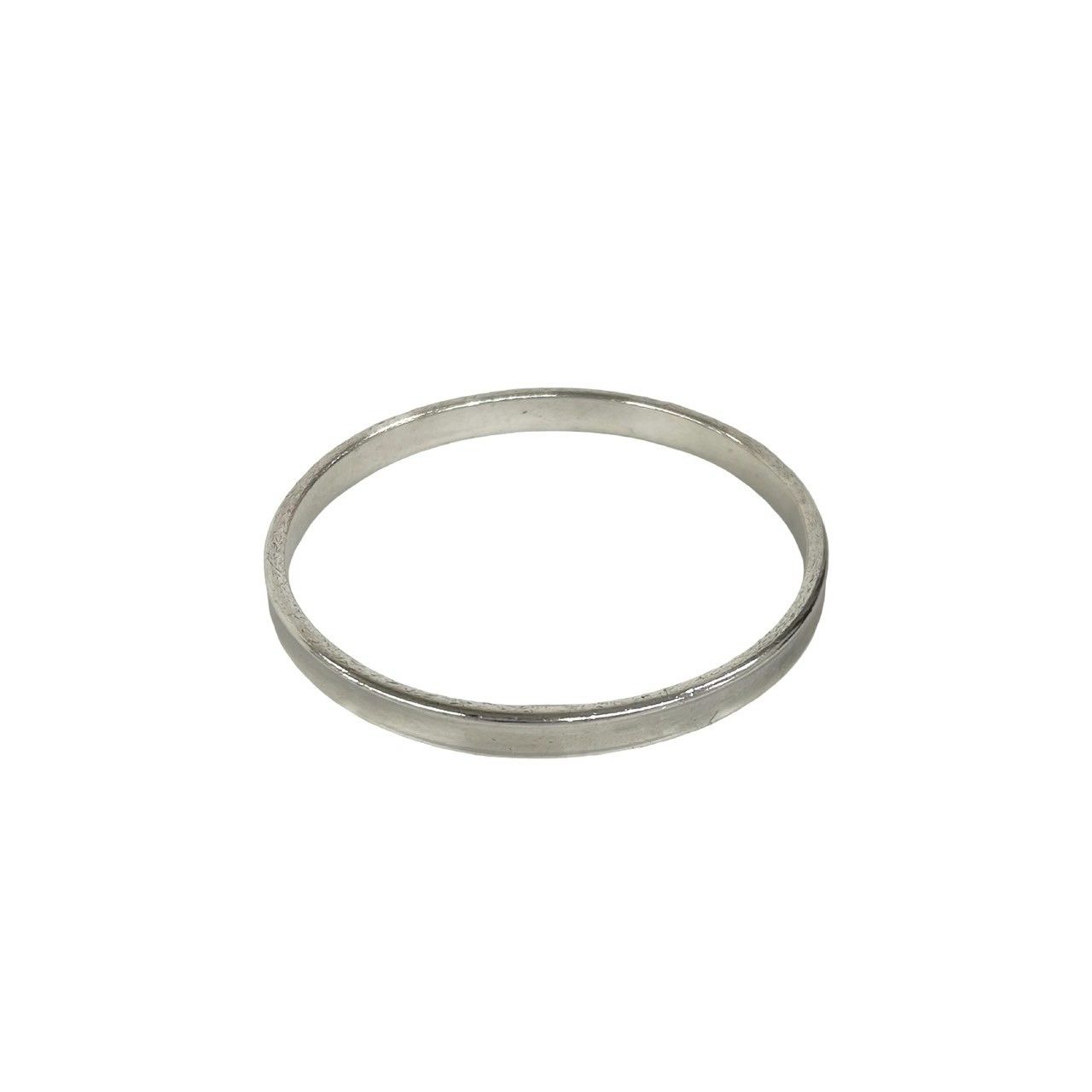 Tiffany & Co Vintage Narrow Bangle 925 Sterling Silver Bracelet — view 7