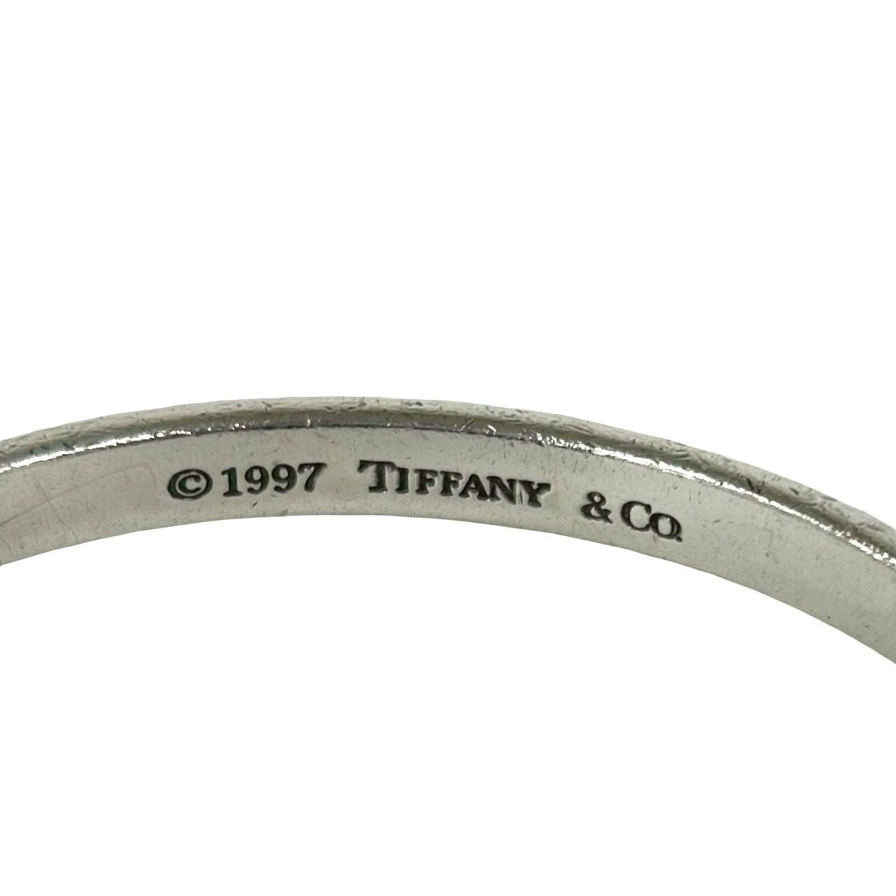Tiffany & Co Vintage Narrow Bangle 925 Sterling Silver Bracelet — view 4